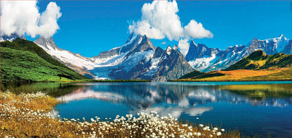 Lake Bachalpsee Switzerland, 3000 Piece Panorama Puzzle