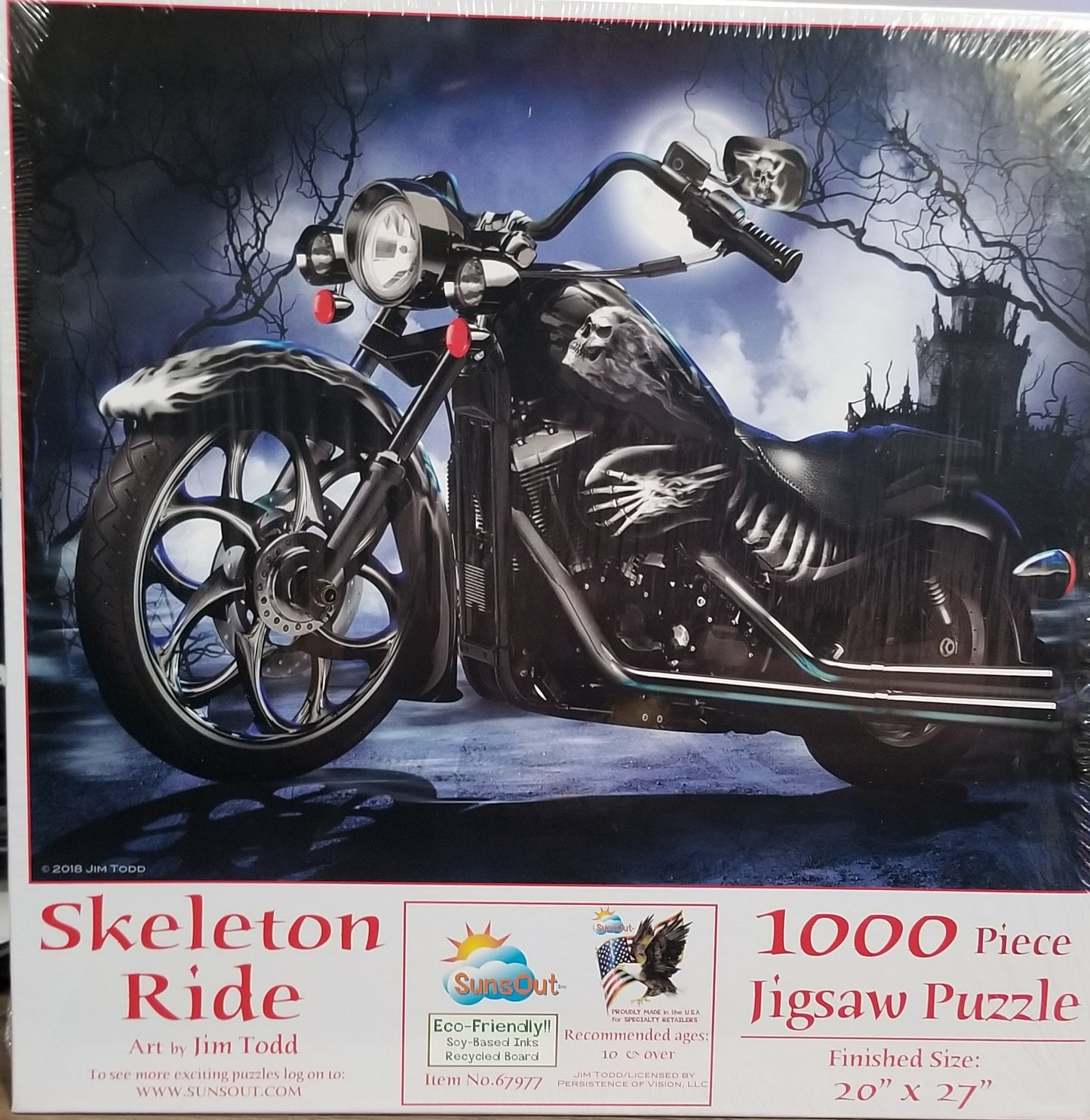 Skeleton Ride by Jim Todd, 1000 Piece Puzzle