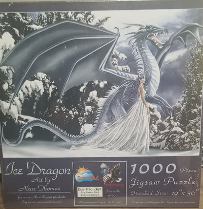 Ice Dragon by Nene Thomas, 1000 Piece puzzle