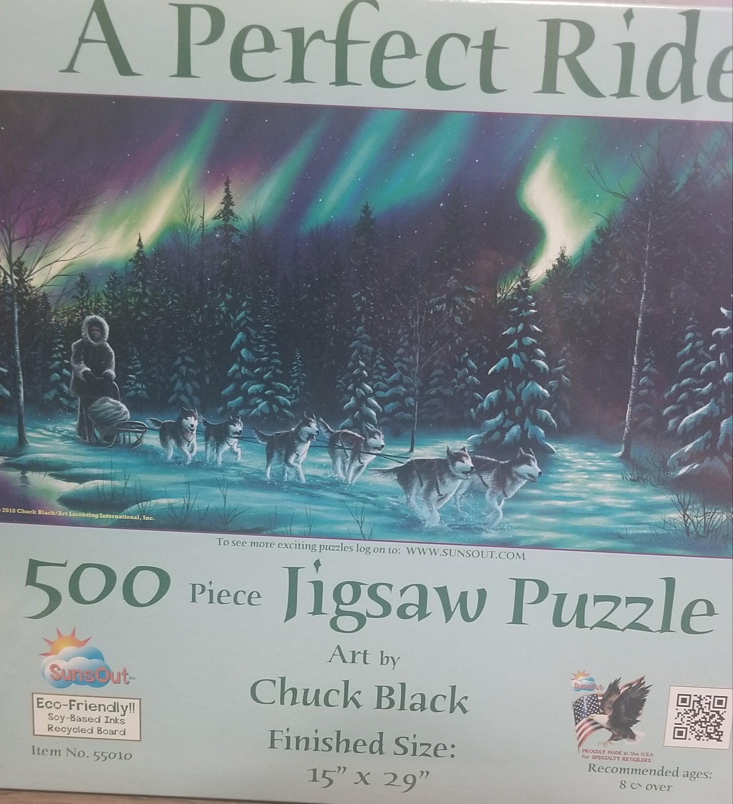 A Perfect Ride by Chuck Black, 500 Piece Puzzle