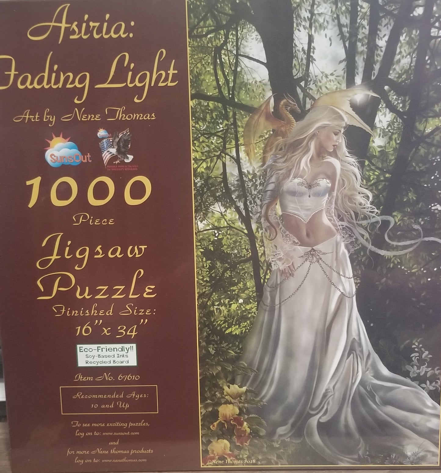 Asiria: Fading Light van Nene Thomas, puzzel van 1000 stukjes