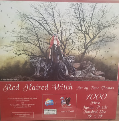 Red Haired Witch by Nene Thomas, 1000 Piece Puzzle