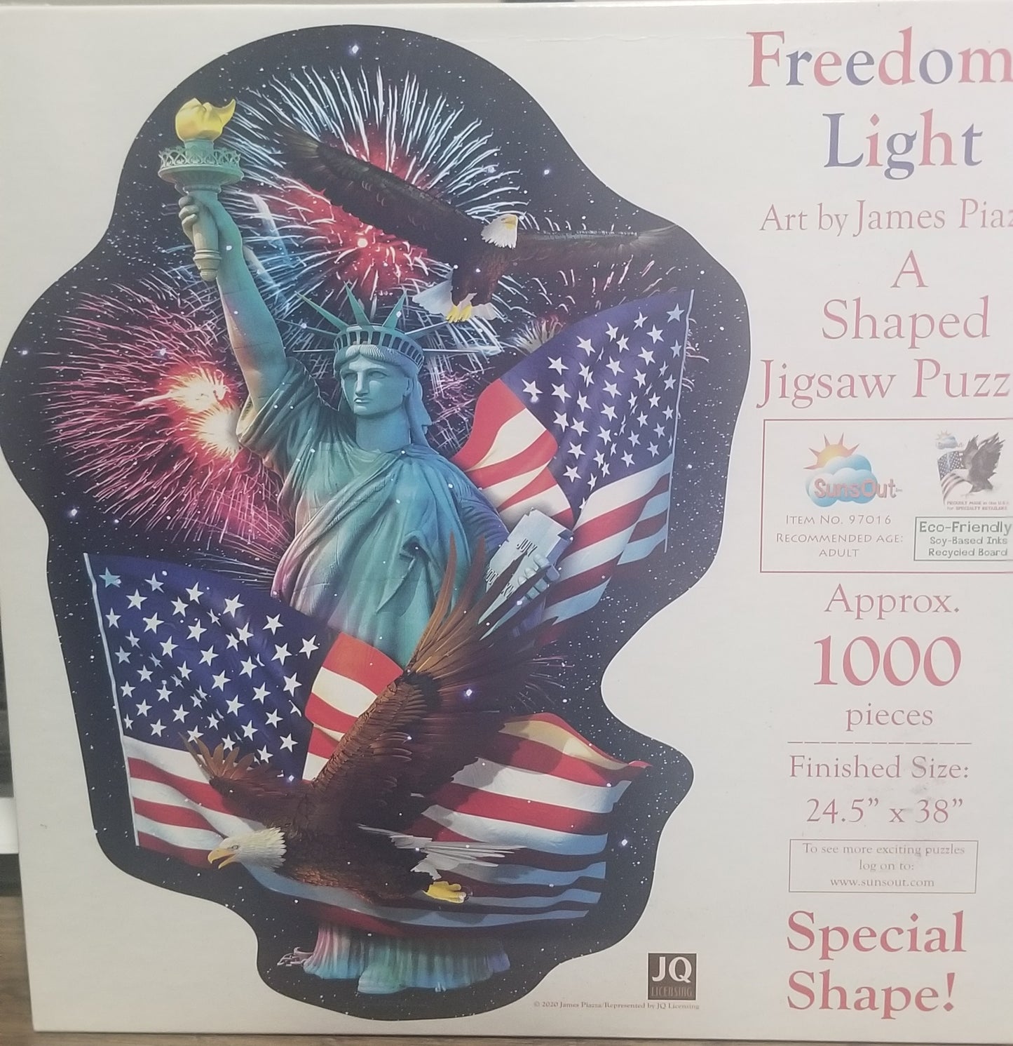 Freedom's Light af James Piazza, 1000 brikker puslespil