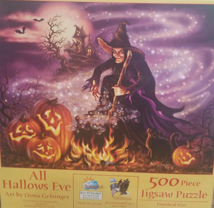 All Hallows Eve by Dona Gelsinger, 500 Piece Puzzle