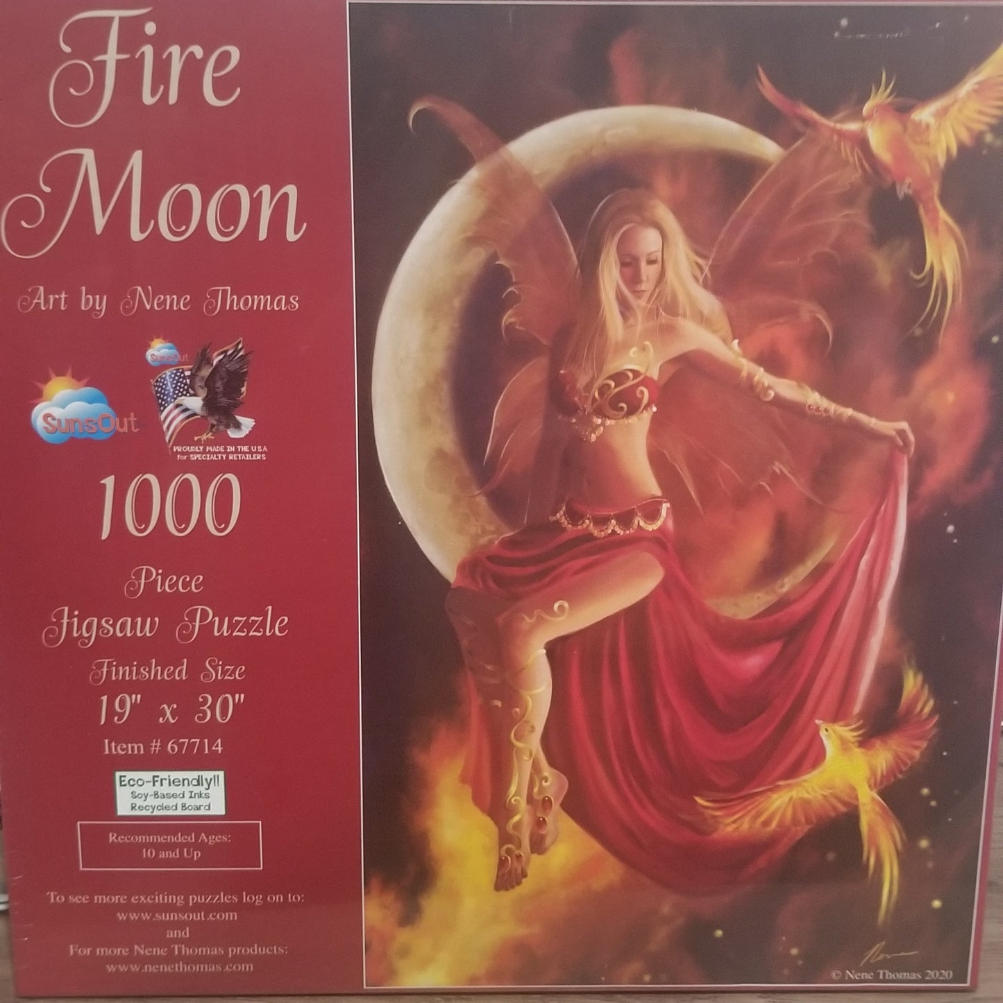 Fire Moon af Nene Thomas, 1000 brikker puslespil