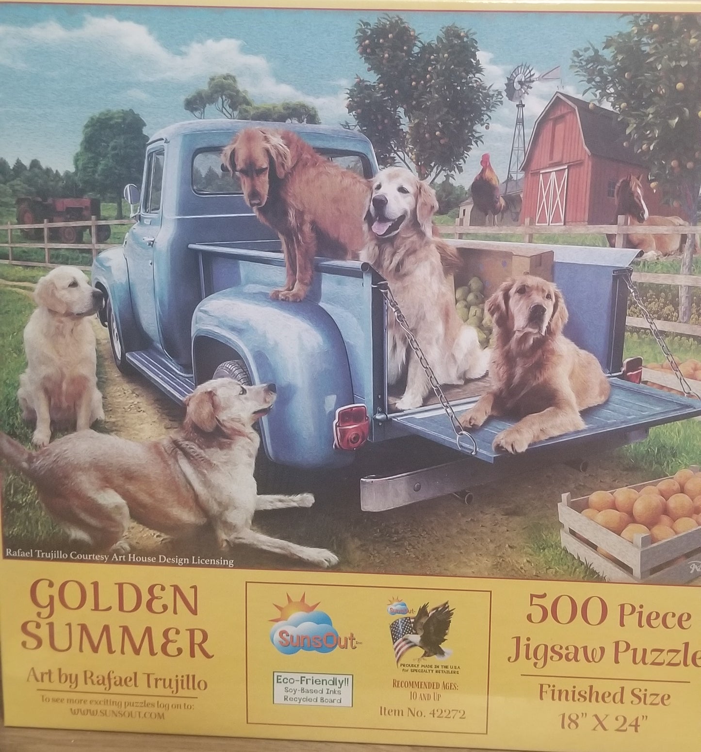 Golden Summer by Rafael Trujillo, 500 Piece Puzzle