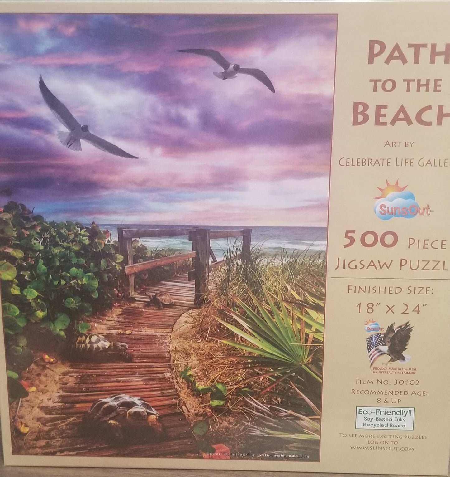 Path to the Beach by Celebrate Life Gallery, 500 Piece Puzzle