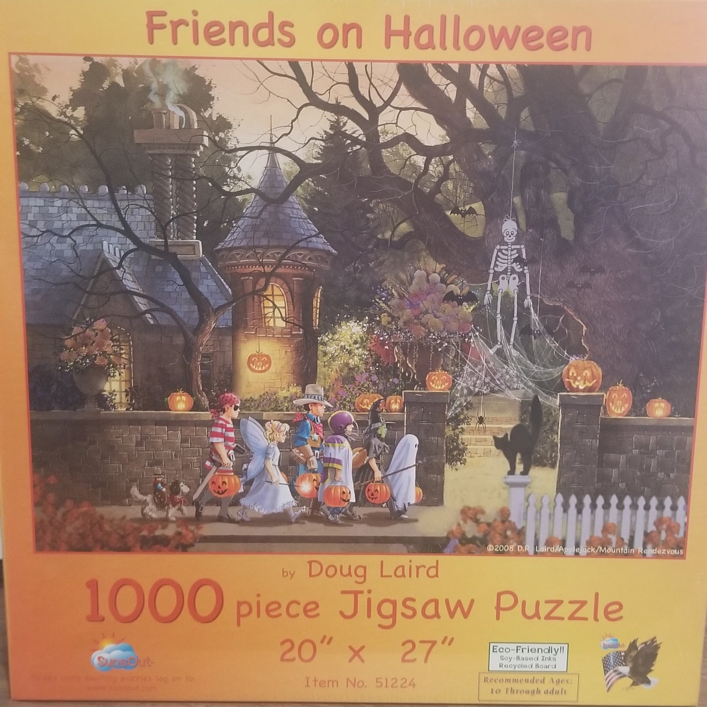 Friends on Halloween af ​​Doug Laird, 1000 brikker puslespil