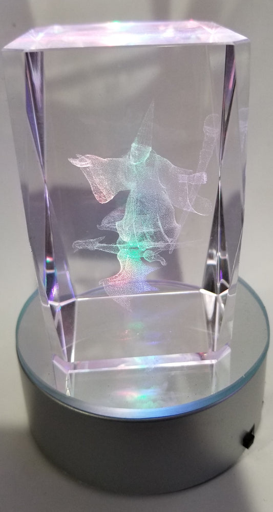 Hologram Crystal Wizard and Dragon