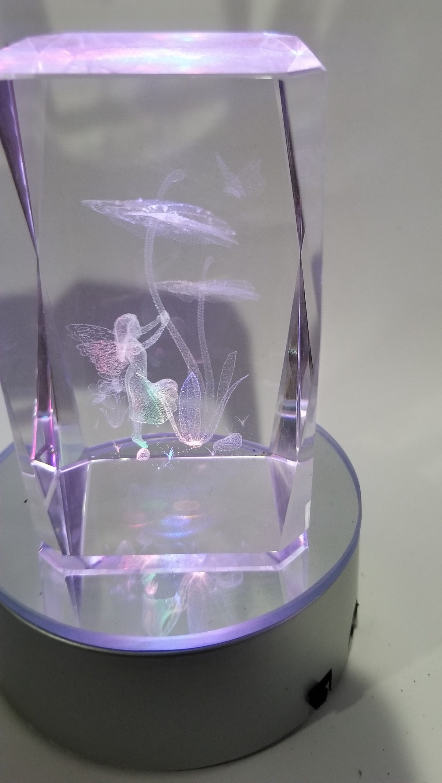 Hologram Crystal Standing Fairy