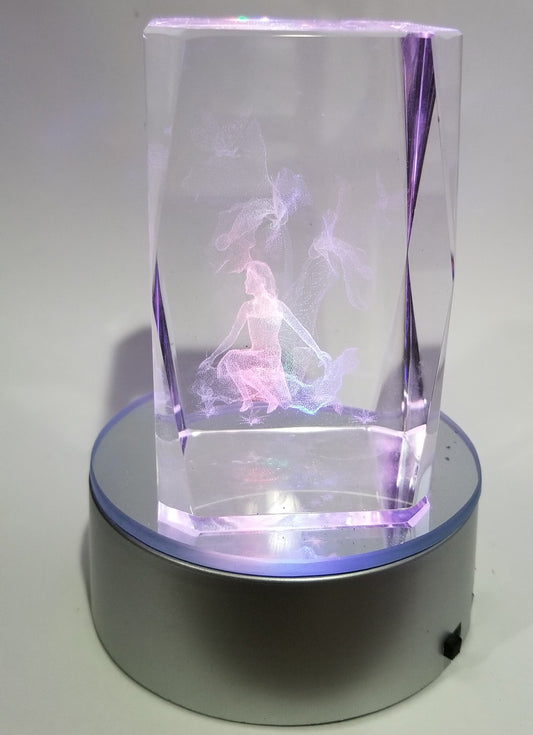Hologram Kristallen Zittende Fee