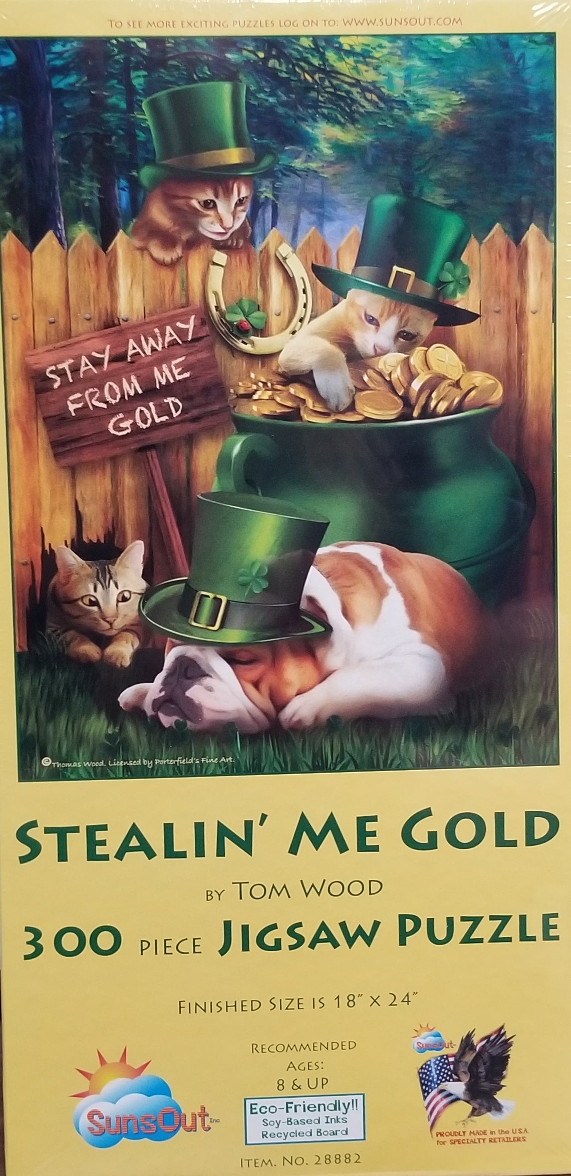 Stealin' Me Gold by Tom Wood, 300 Piece Puzzle