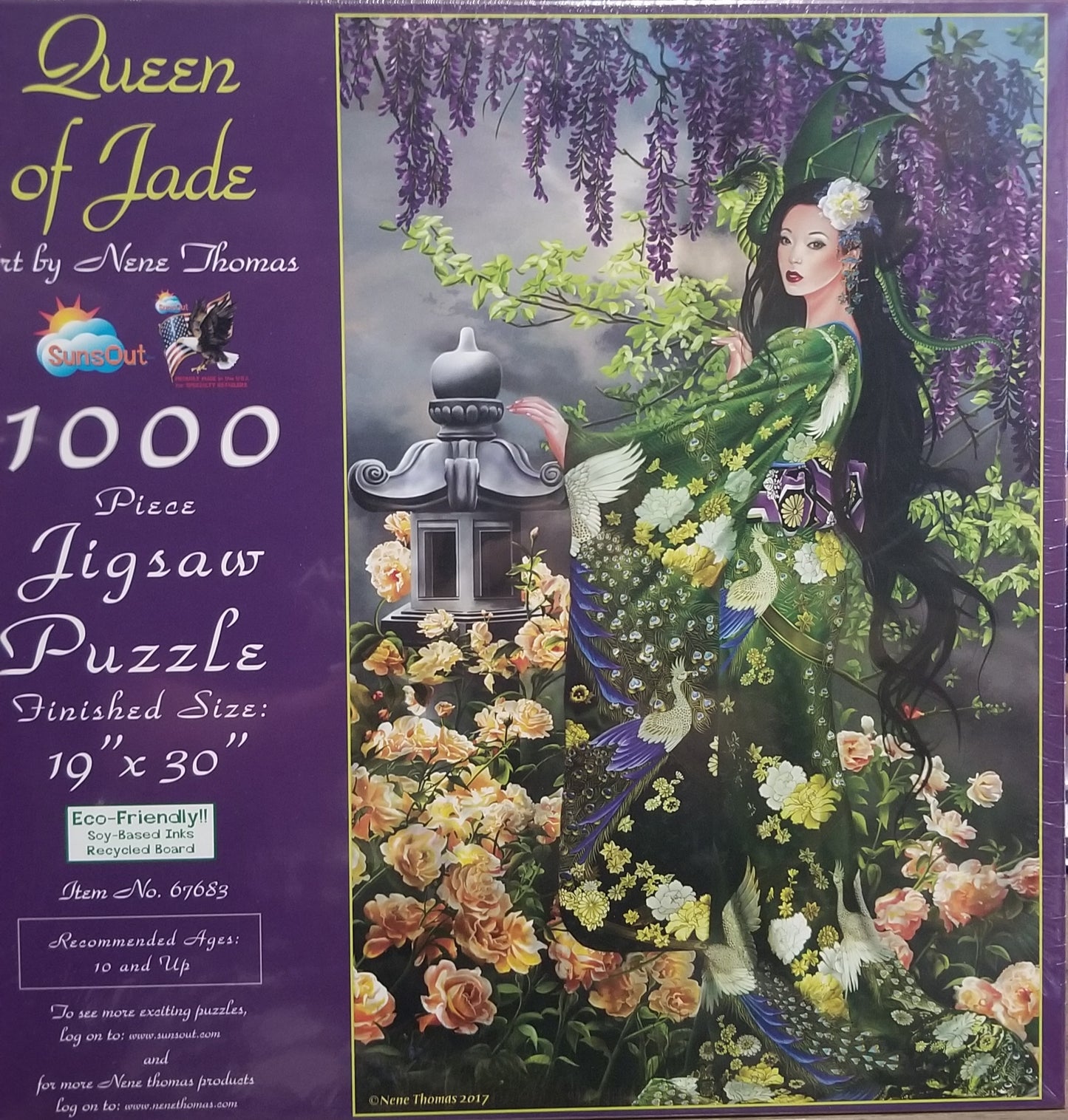 Koningin van Jade door Nene Thomas, puzzel van 1000 stukjes