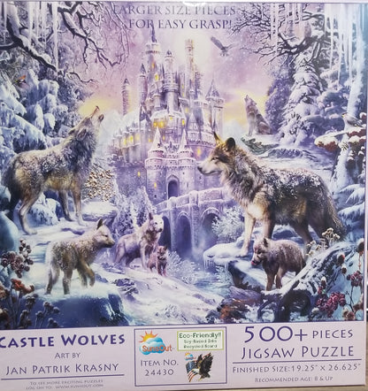 Castle Wolves by Jan Patrik Krasny, 500 Piece Puzzle