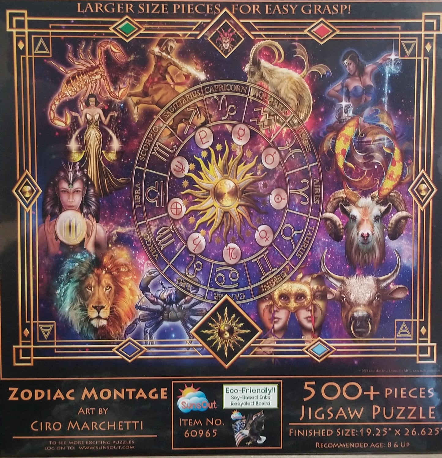 Zodiac Montage af Ciro Marchetti, 500 brikker puslespil