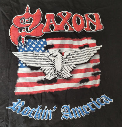 Saxon - Rockin' America, T-Shirt