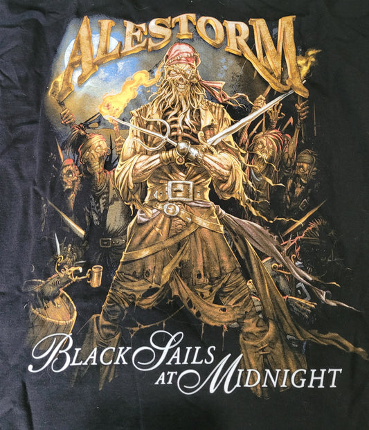 AleStorm - Zwarte zeilen om middernacht, T-shirt