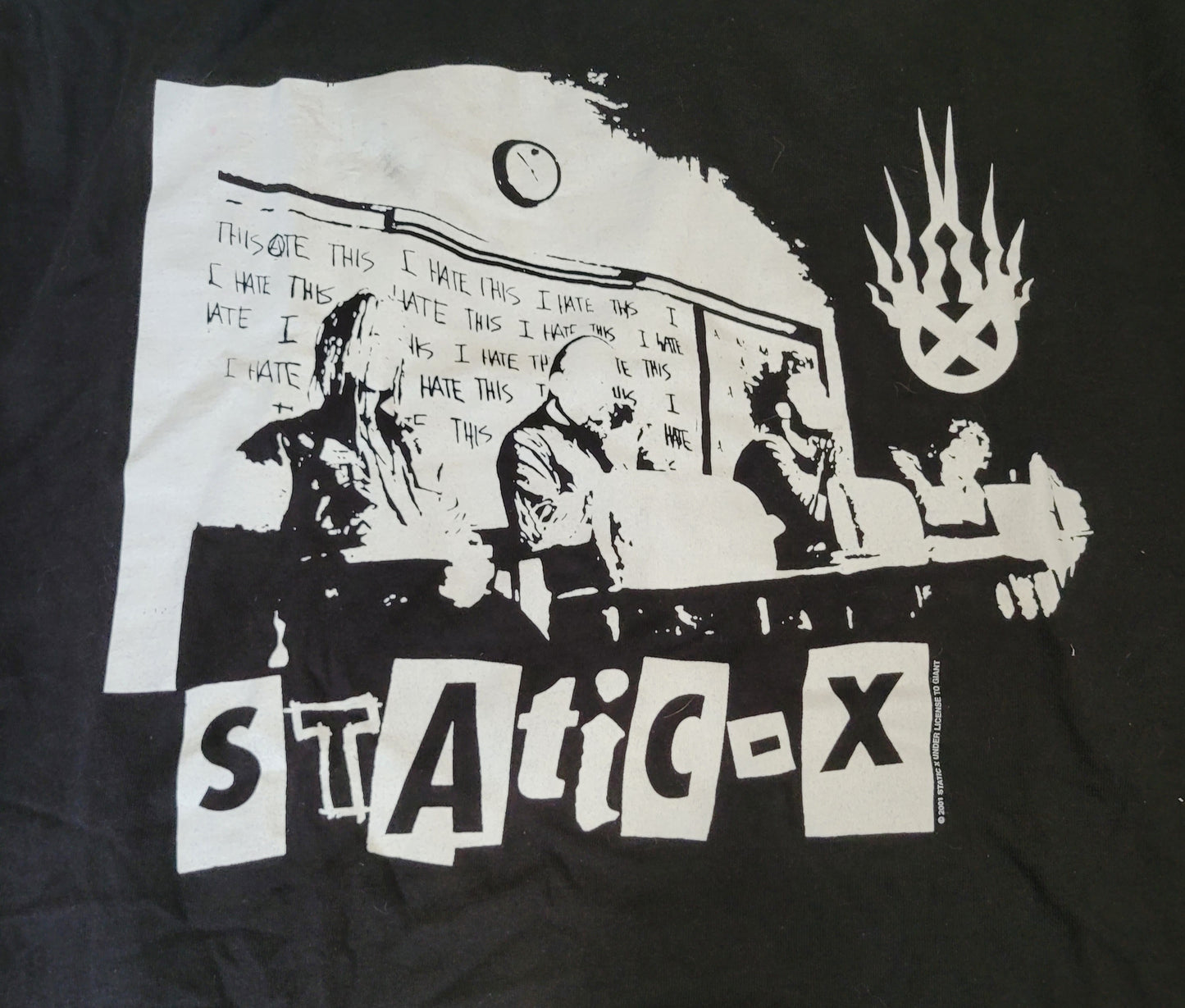 Statische X - ik haat dit, T-shirt