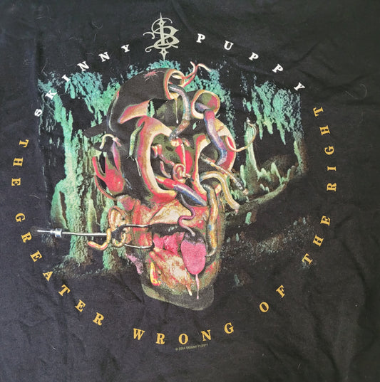 Skinny Puppy - The Greater Wrong of the Right, T-Shirt