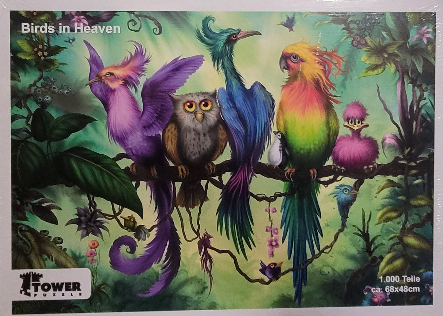 Birds in Heaven by Susann Houndsville, 1000 Piece Puzzle