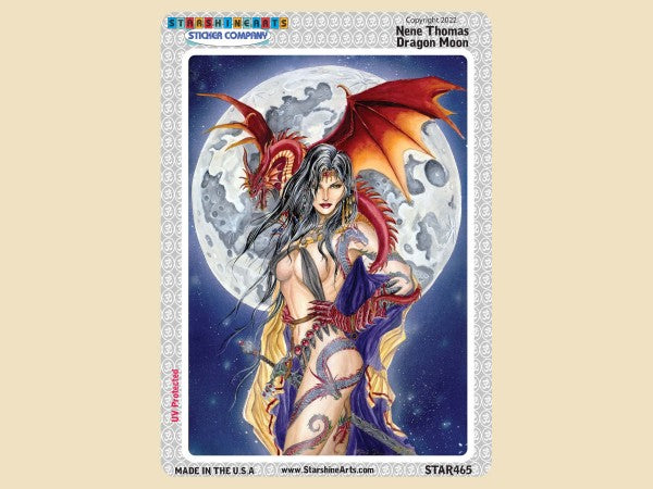 Dragon Moon van Nene Thomas, sticker