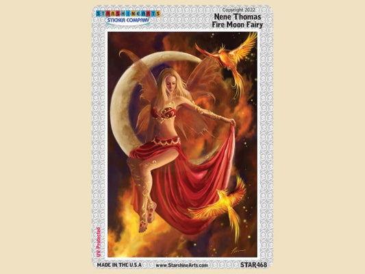 Fire Moon Fairy af Nene Thomas, klistermærke