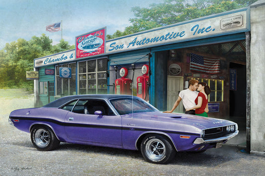 Plum Crazy Challenger by Greg Giordano, 1000 Piece Puzzle