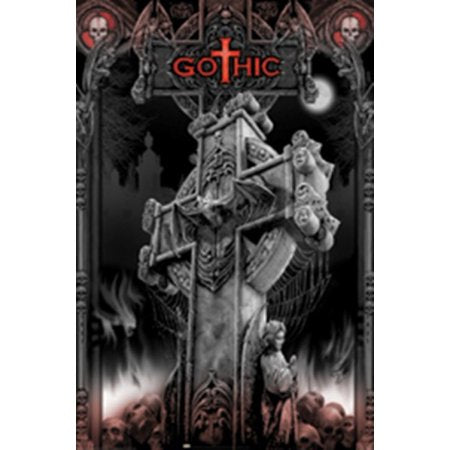 Gotisk kors plakat