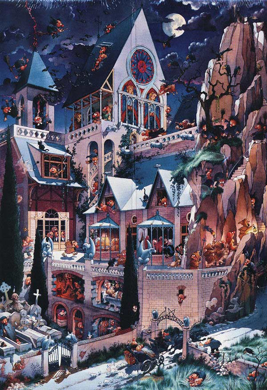 Castle of Horror by Jean-Jacques Loup (Loup), 2000 Piece Puzzle