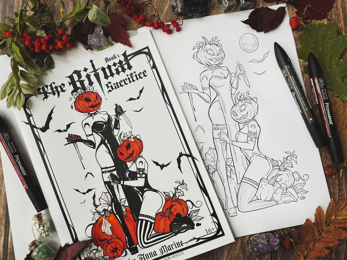 The Ritual by Anna Marine, Coloring Book
