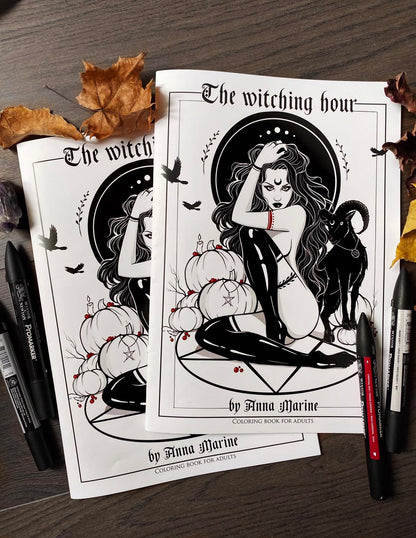 The Witching Hour by Anna Marine, Coloring Book