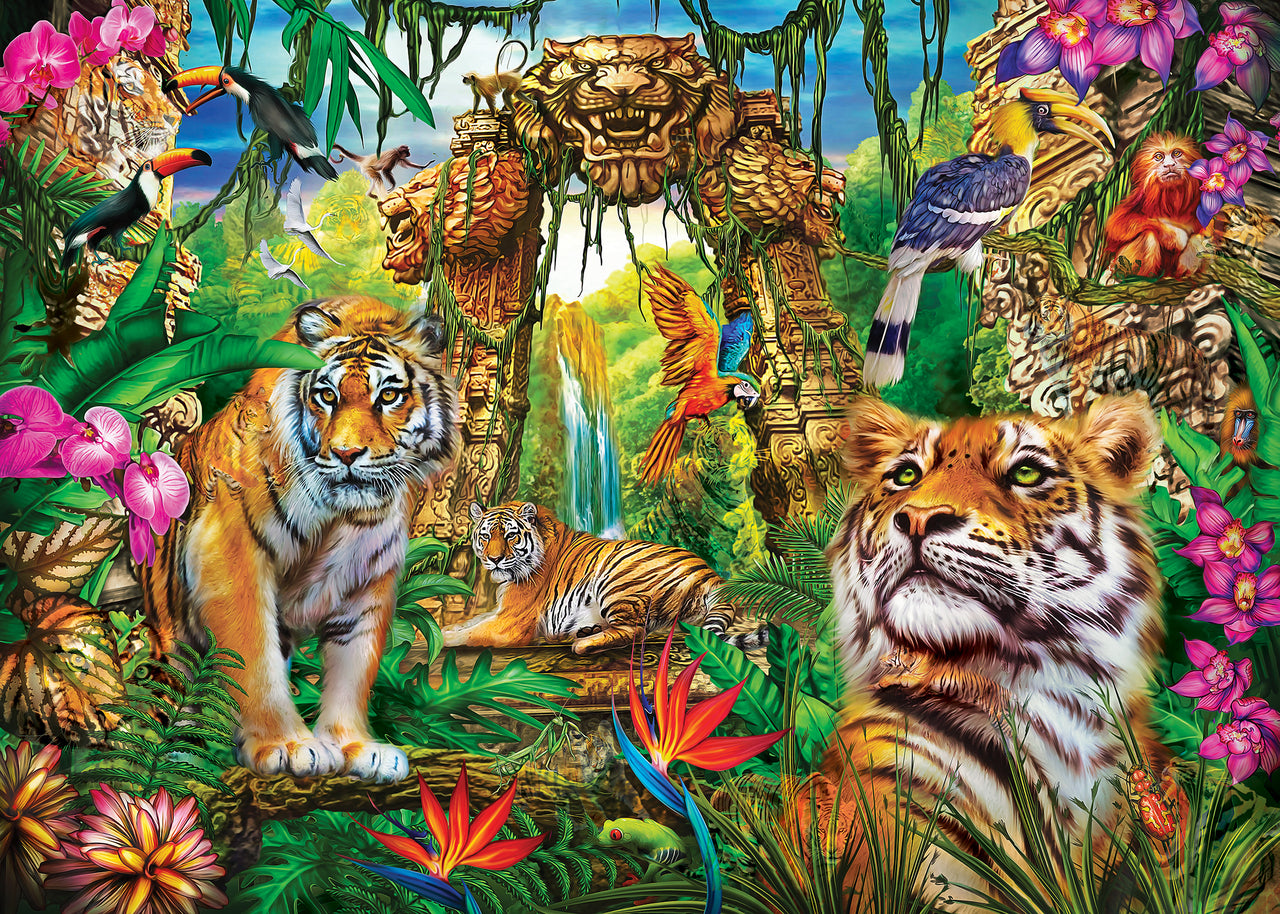 Mystery of the Jungle by Ciro Marchetti, 500 Piece Puzzle – FairyPuzzled