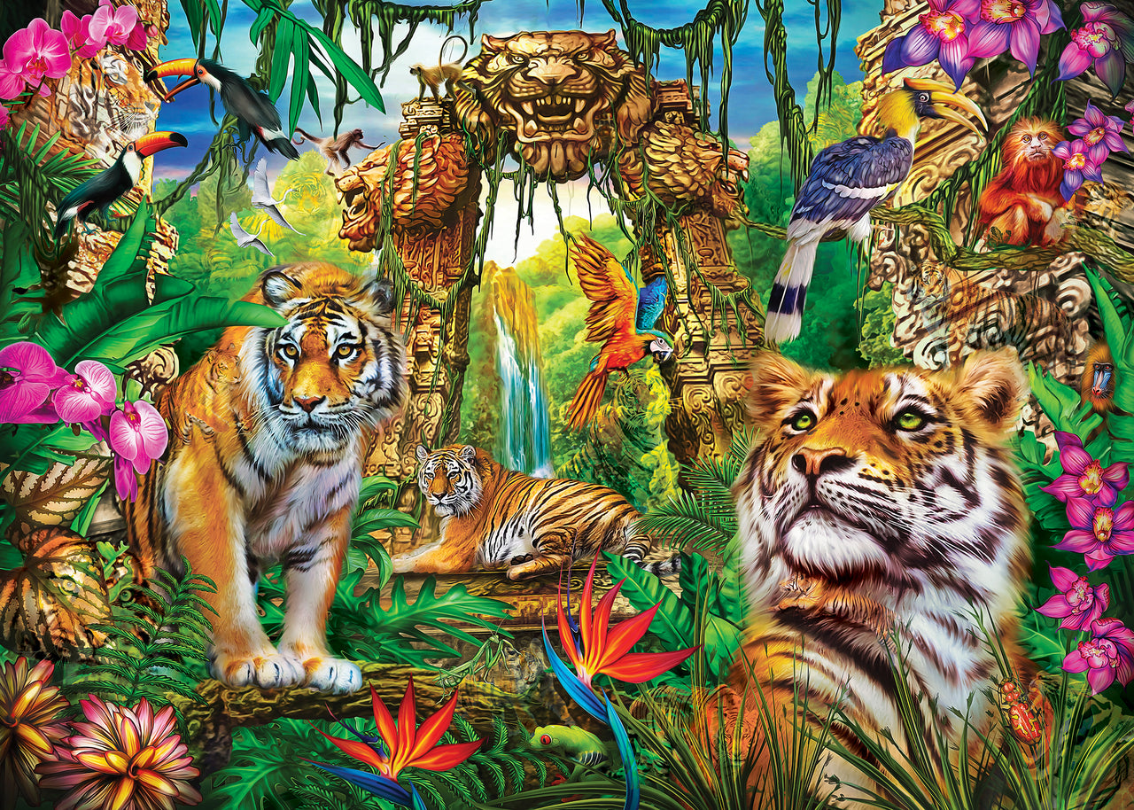 Mysterie van de jungle door Ciro Marchetti, puzzel van 500 stukjes