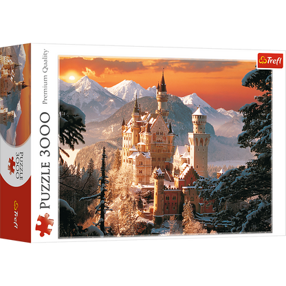 Wintry Neuschwanstein Castle, Germany by Trefl, 3000 Piece Puzzle