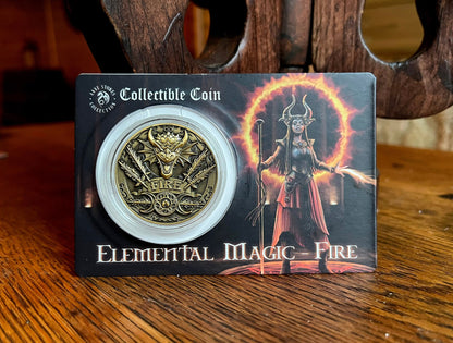 Elemental Collectible Coins by Anne Stokes