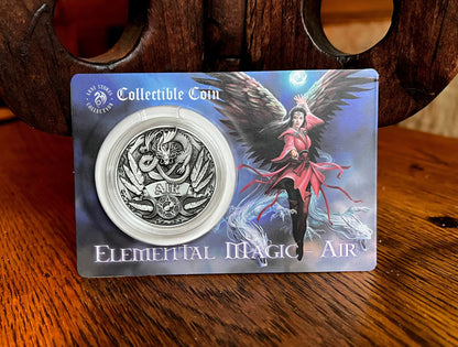 Elemental Collectible Coins by Anne Stokes