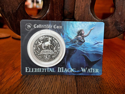 Elemental Collectible Coins by Anne Stokes