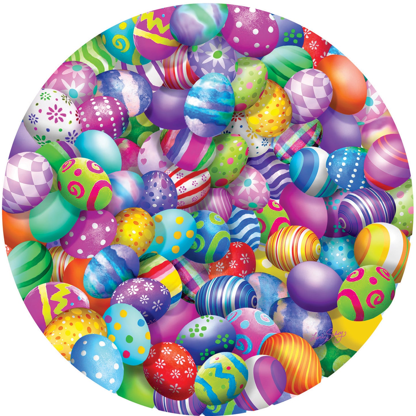 Easter Eggs by Lori Schory, 500 Piece Puzzle