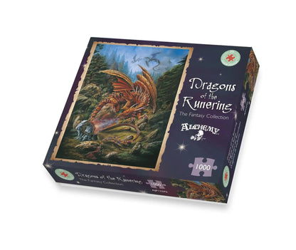 Dragons of the Runering by Alchemy, 1000 Piece Puzzle