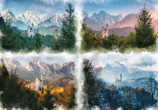 Castle through the Seasons by Stefan Hefele, 18,000 Piece Puzzle
