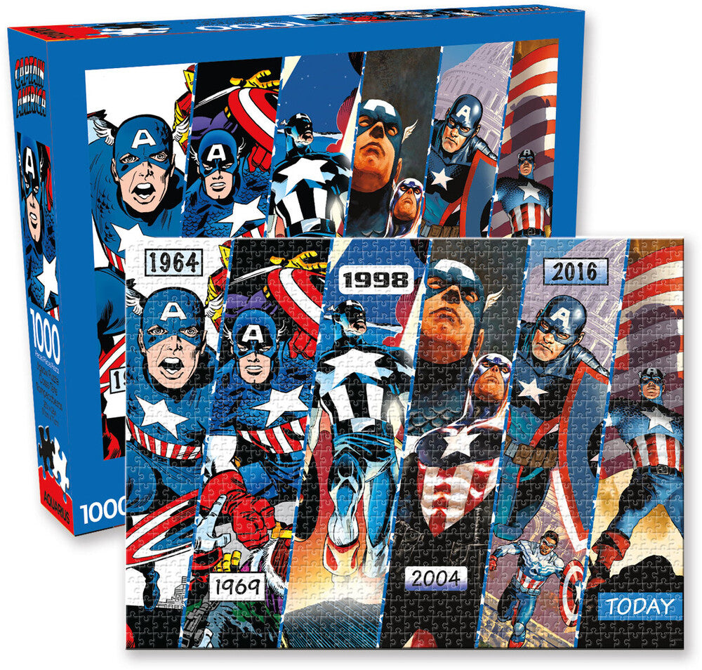 Marvel Captain America Timeline, 1000 Piece Puzzle