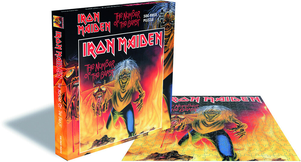 Iron Maiden - Het nummer van het beest (enkel) - Puzzel van 500 stukjes