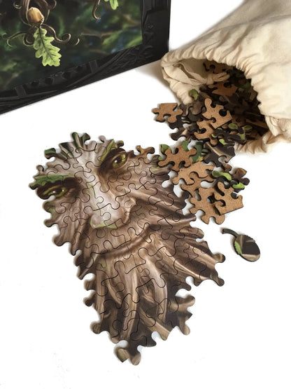 Oak King by Anne Stokes, 250 Piece Wooden Puzzle