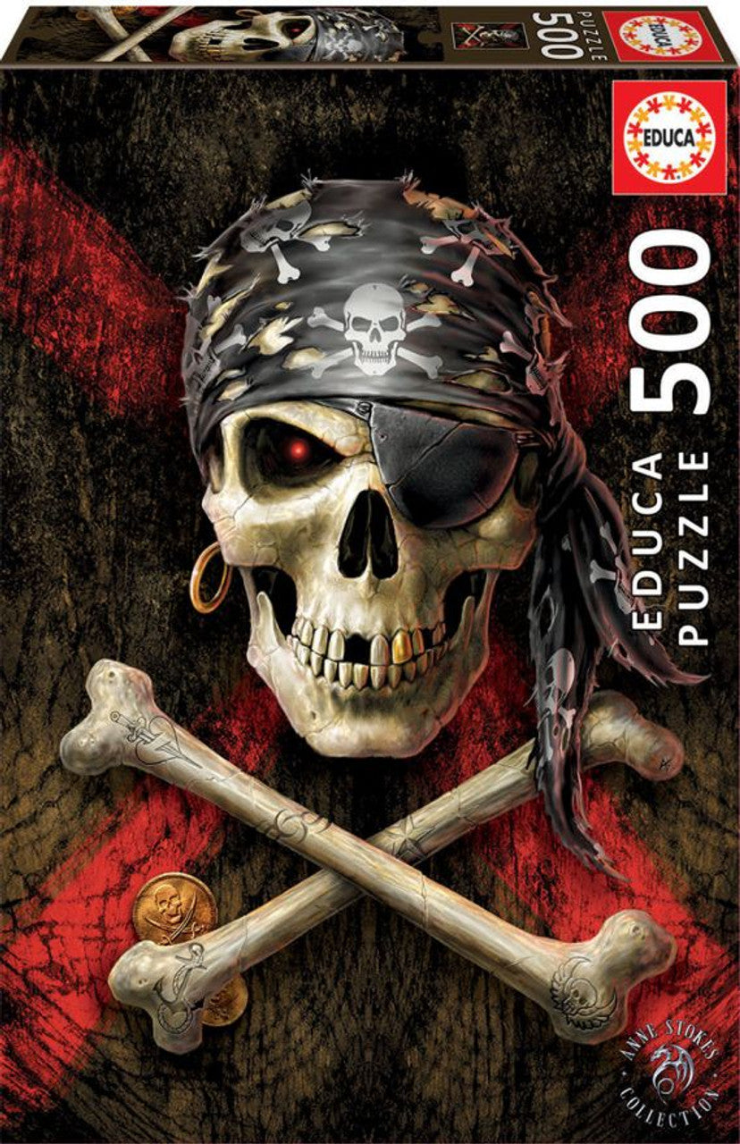Pirate Skull by Anne Stokes, 500 Piece Puzzle