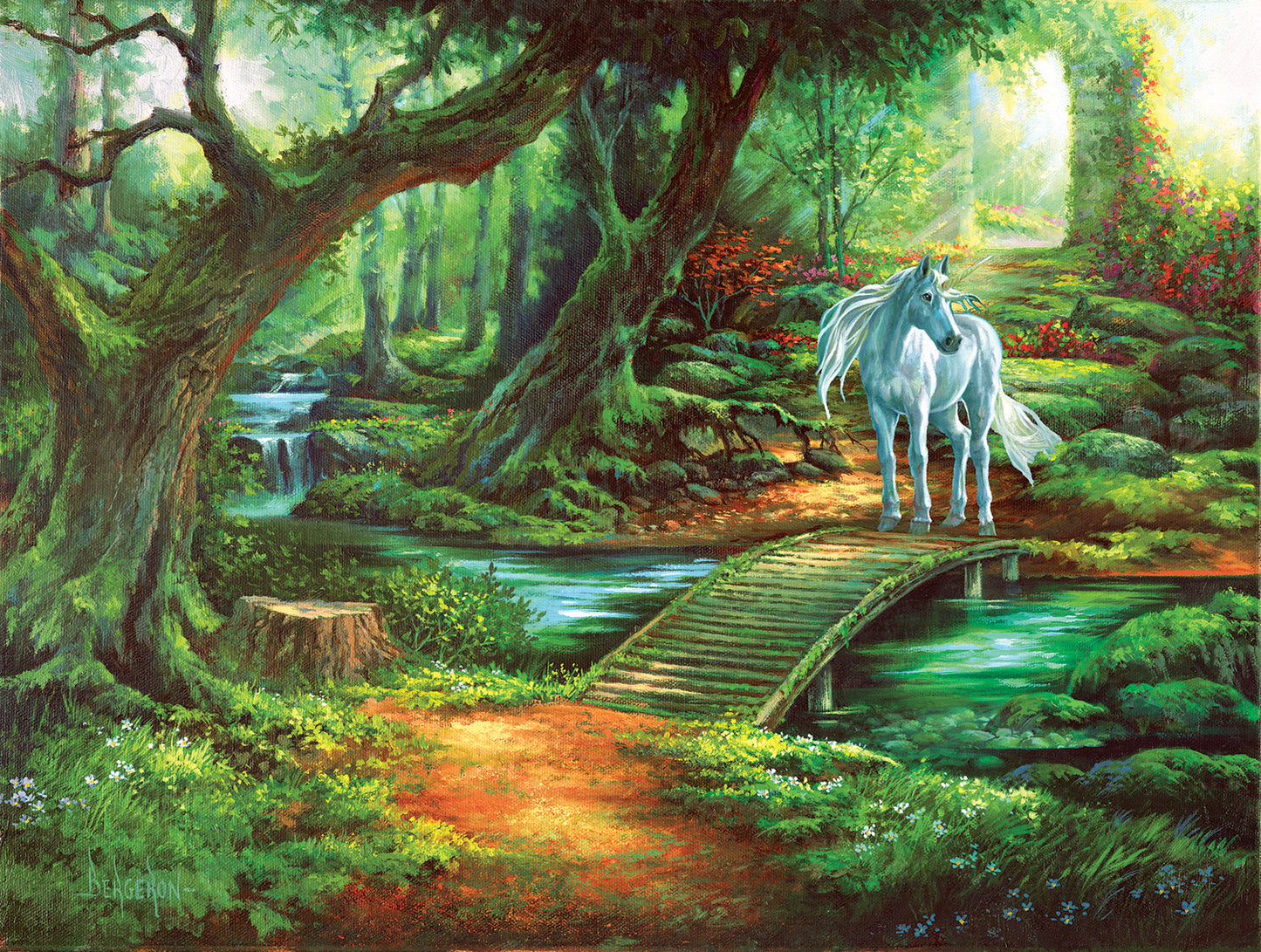 Serenity Unicorn af Sandra Bergeron, 500 brikkers puslespil