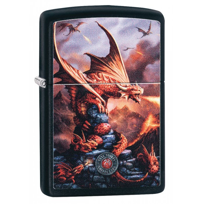 Zippo Lighter: Anne Stokes Fire Breathing Dragon