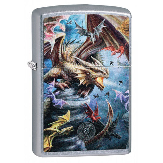 Zippo Lighter: Anne Stokes Flying Dragons