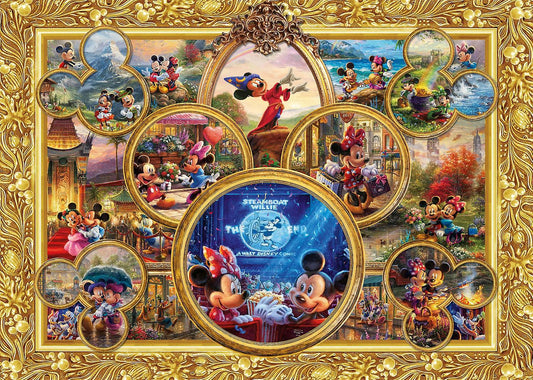 Mickey &amp; Minnie Disney Dreams Collection af Thomas Kinkade, 2000 Piece Puzzle