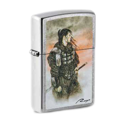 Zippo Lighter: Ronin by Luis Royo, Street Chrome