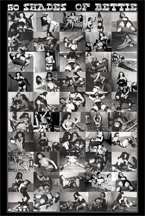 Bettie Page "50 Shades Of Bettie" Poster